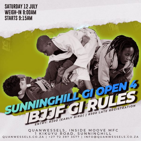 Sunninghill Gi Open 4 Tournament Entry Fee