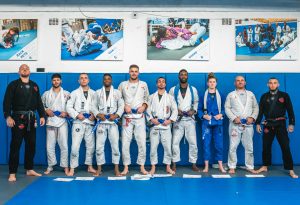 QuanWessels members after their blue and purple belt grading with coaches Chef and Richie Quan