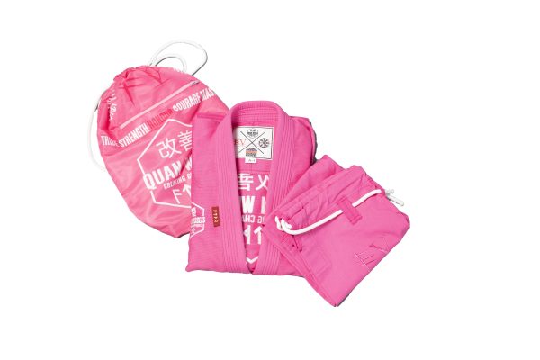 QuanWessels Pink Gi Multiple Sizes for Brazilian Jiu Jitsu Training in Johannesburg