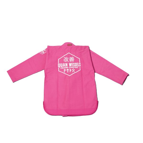 QuanWessels Pink Jacket Gi Multiple Sizes for Brazilian Jiu Jitsu Training in Johannesburg